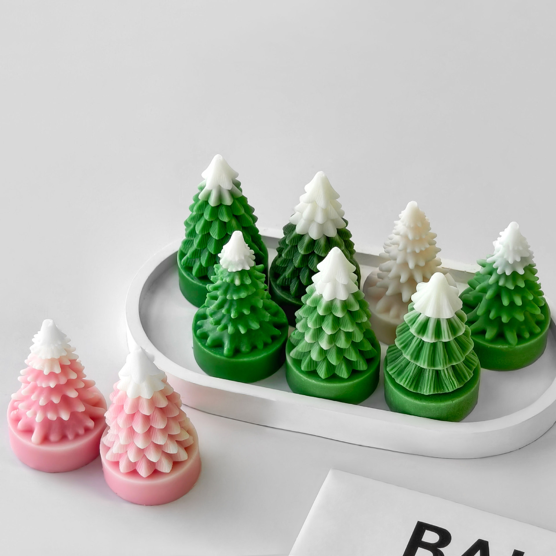 Soap Making Essentials - DIY Mini Kerstboom Siliconen Mal Handgemaakte