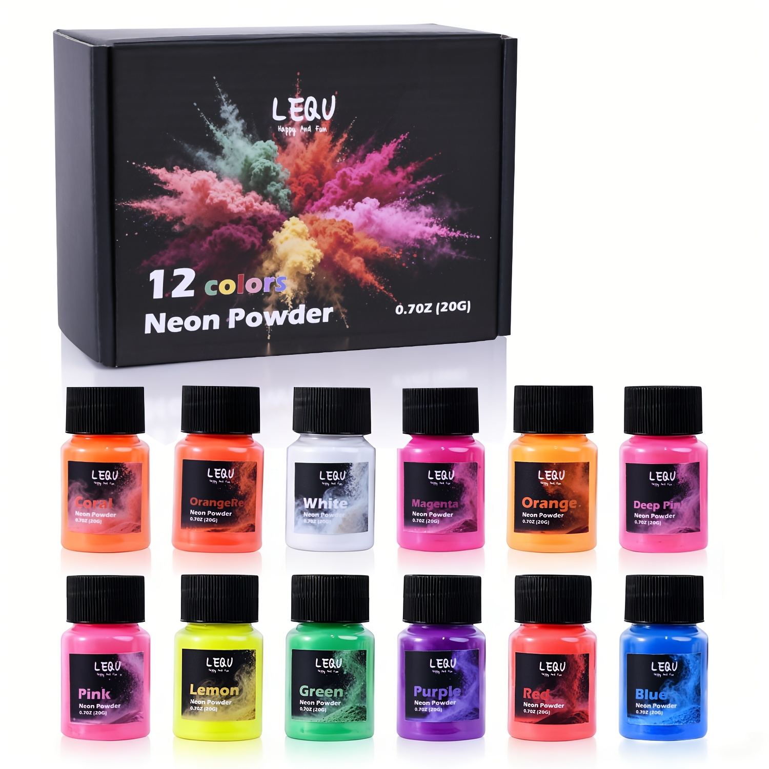 Soap Making Experiment - LEQU 12 Kleuren Neon Fluorescerende Harsen