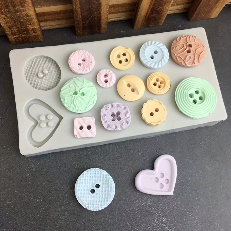 Soap Making Dish - Knopvormige siliconen mal voor zeep en