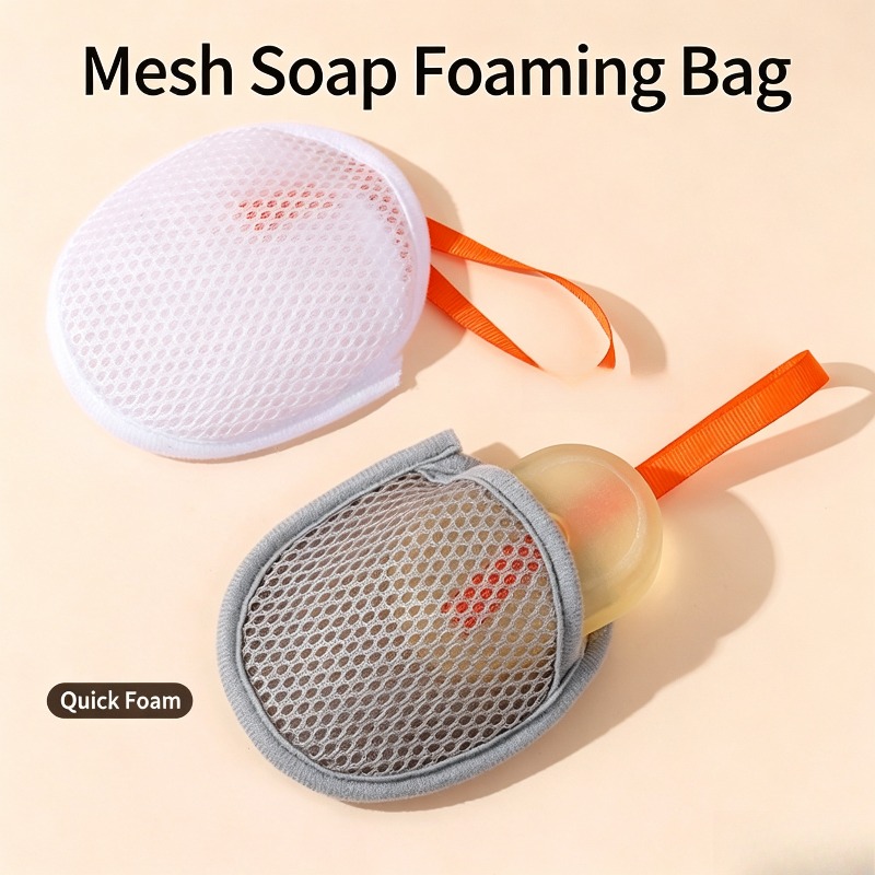 Quick Soap Making - Dubbelzijdige zeepschuimzak met ophangkoord, snel schuimvormende