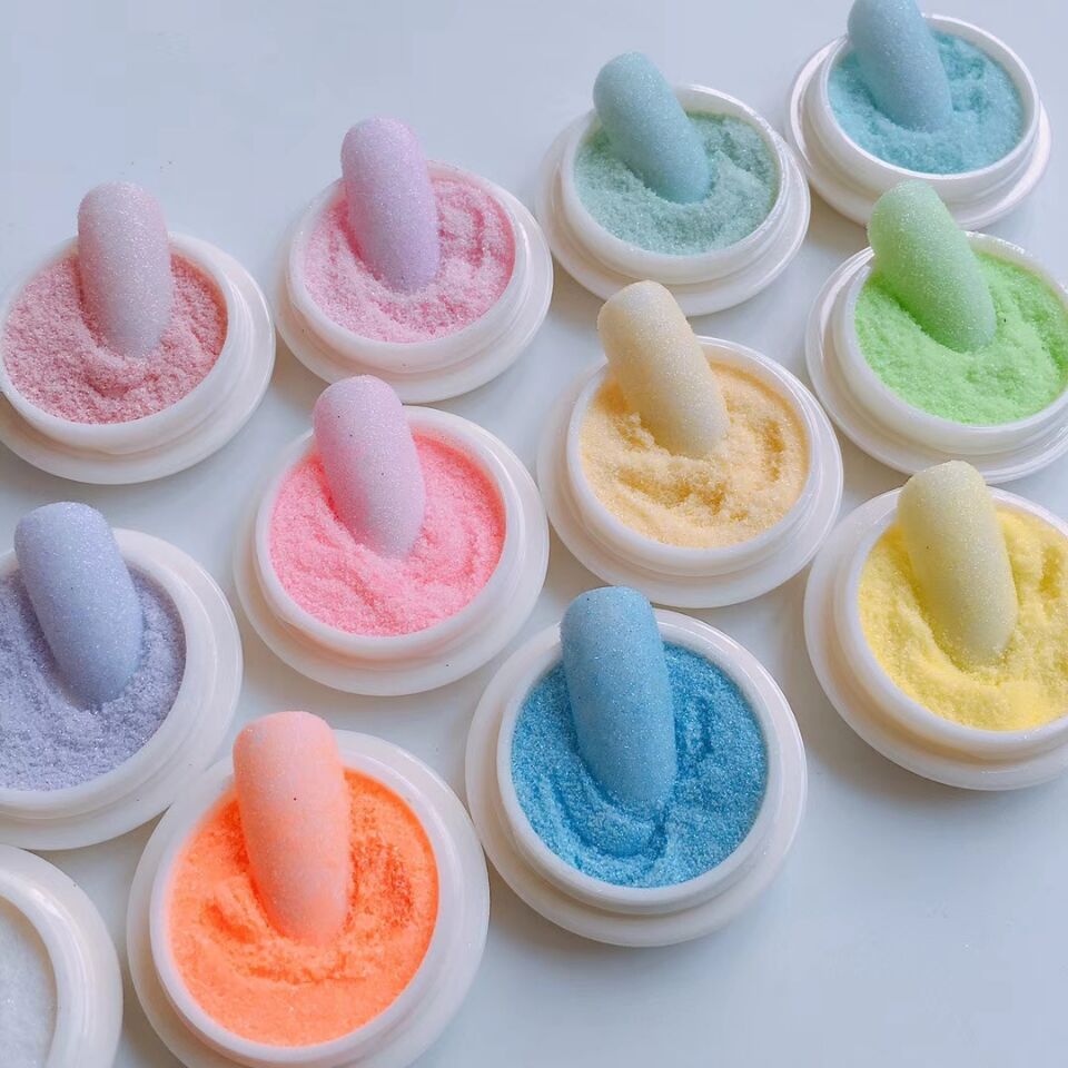 Mica Powder Colorant - 12 kleuren/set nagelpoeder nail art glitters