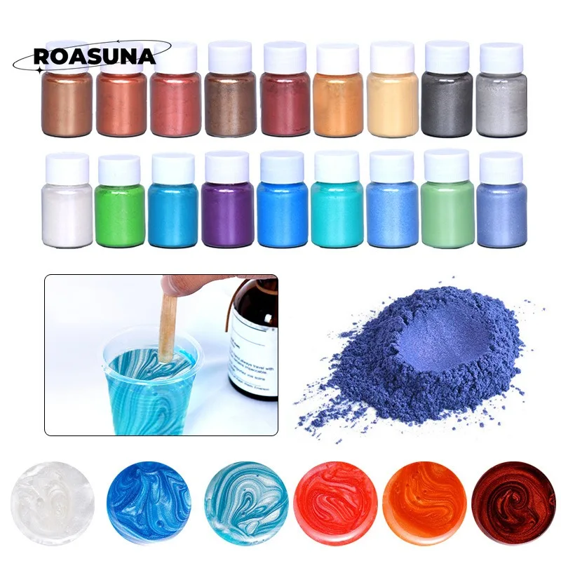 Mica Powder Colorant - 24 kleuren mica parel poeder voor