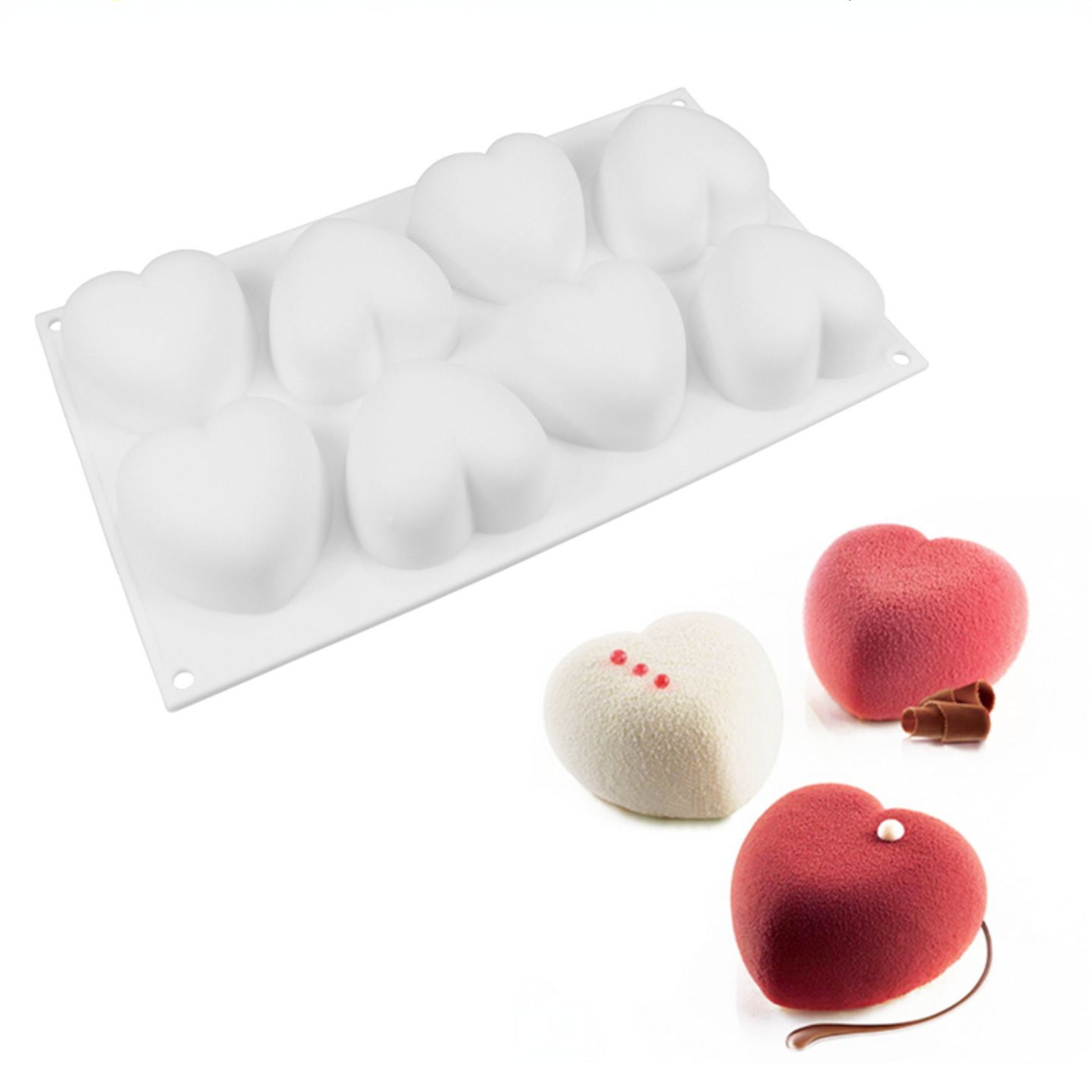 Soap Making Vendors - Liefde Hart Siliconen Zeep Schimmel Handgemaakte