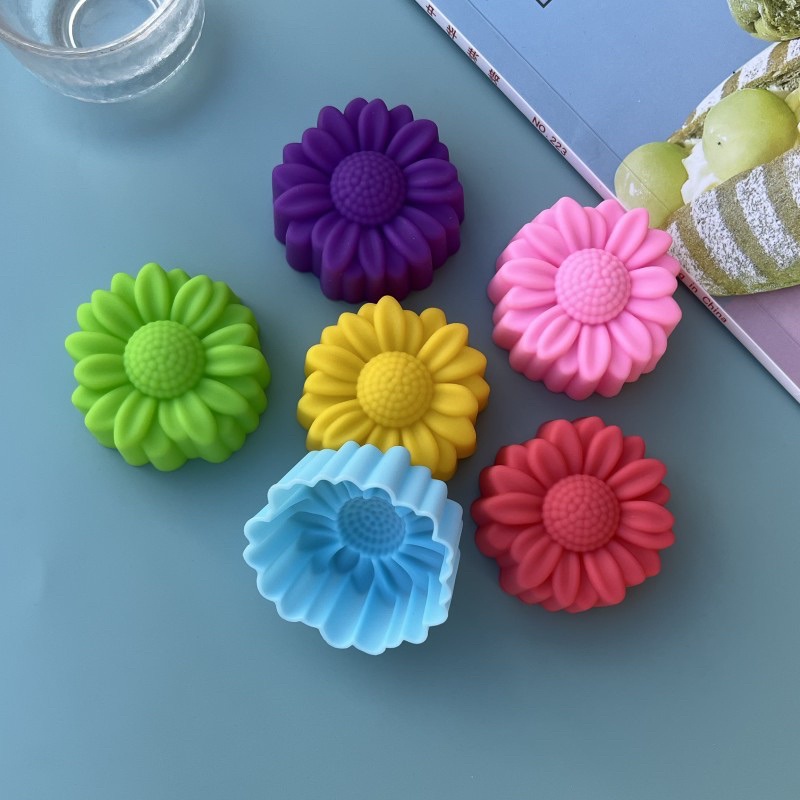 Soap Making Dish - 6-delige set antiaanbak siliconen mal met