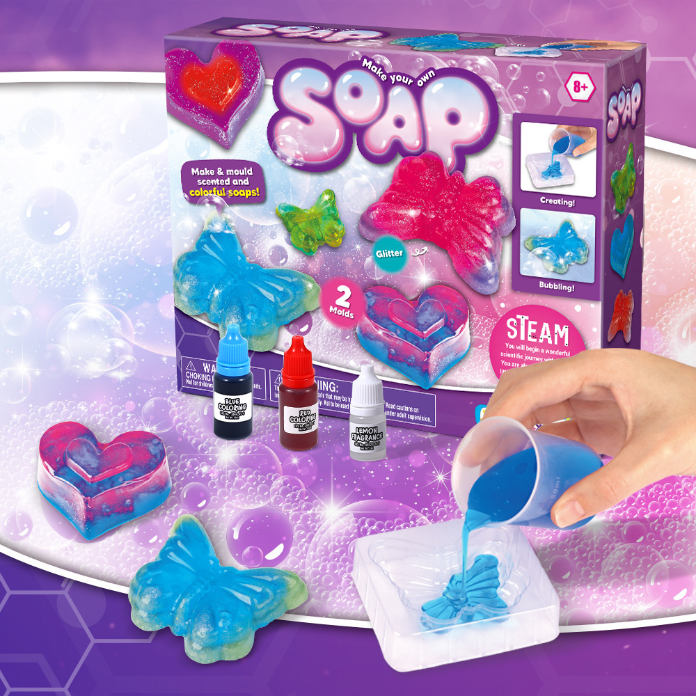 Soap Making Experiment - DIY Zeepmaakset STEM Wetenschapsexperimentset Educatief Speelgoed