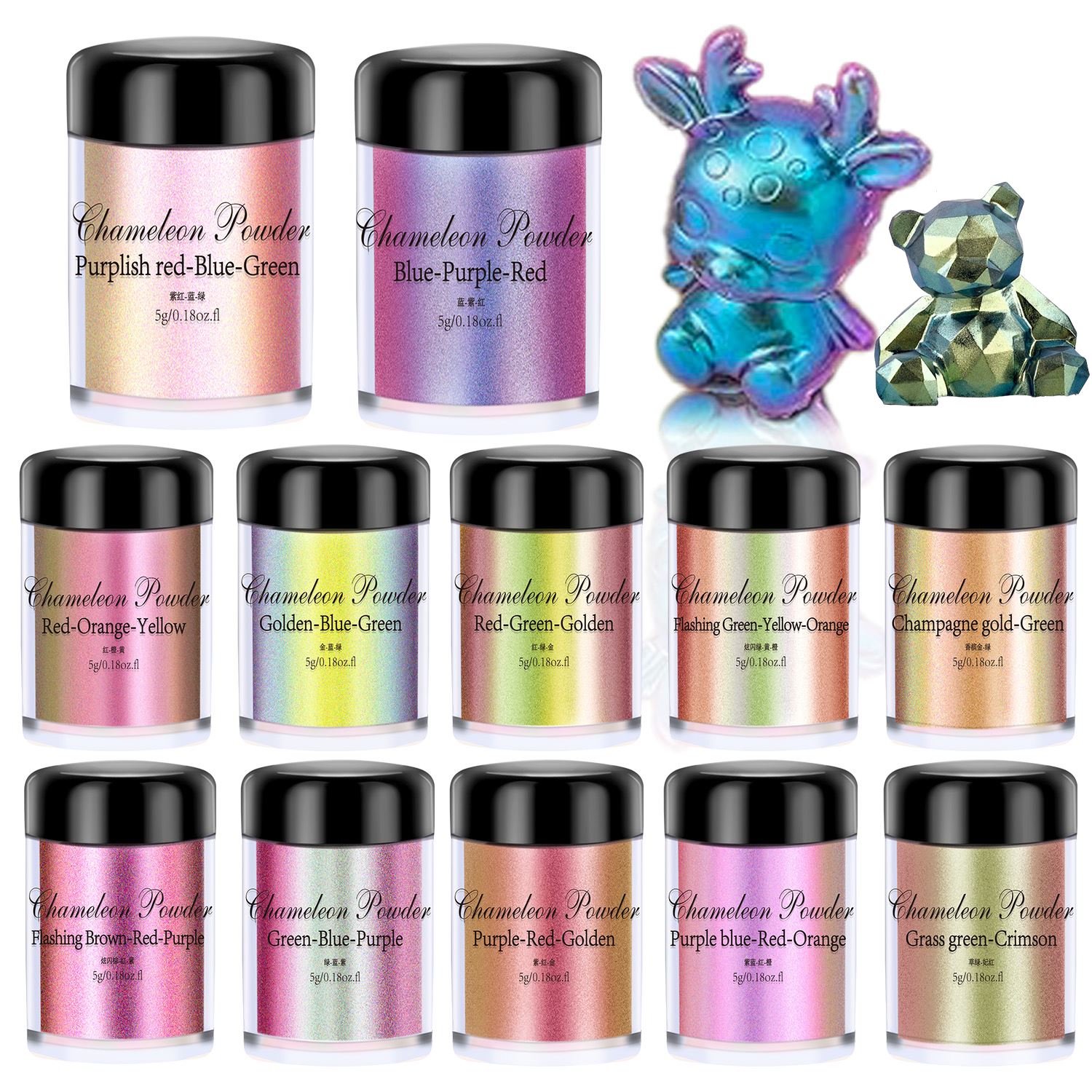 Mica Powder Colorant - 5g Kameleon Poeder Nagel Kleuring Mica