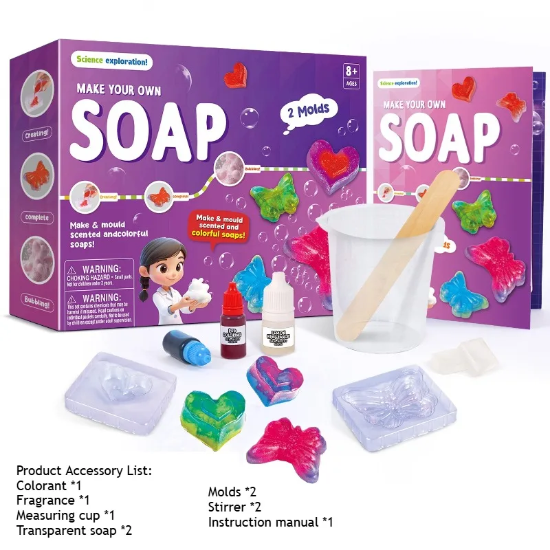 DIY Zeepmaken Badbal Slijm Kle - Soap Making Experiment recensie en prijs