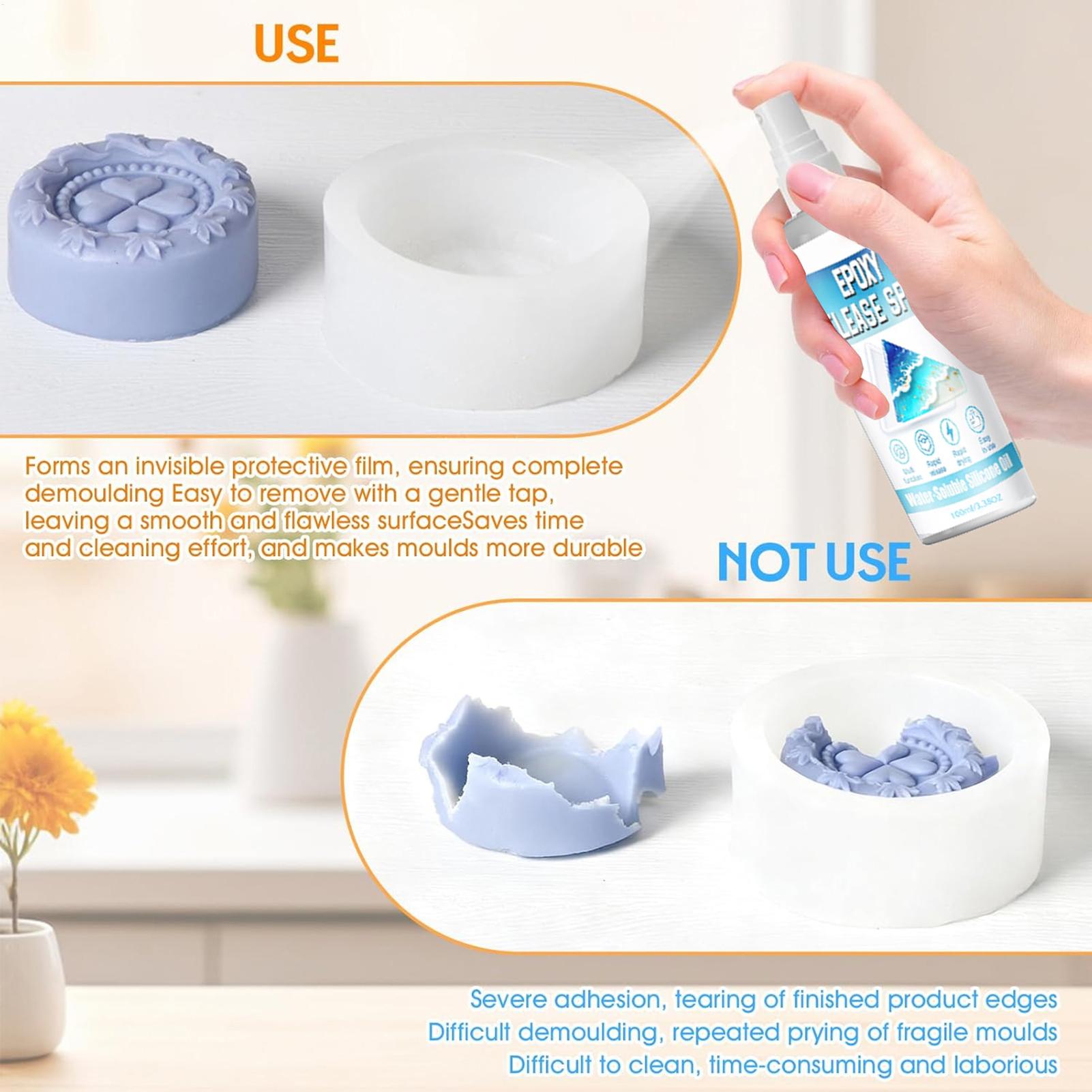 Siliconen ontvormspray Epoxy o - Soap Making Dish recensie en prijs