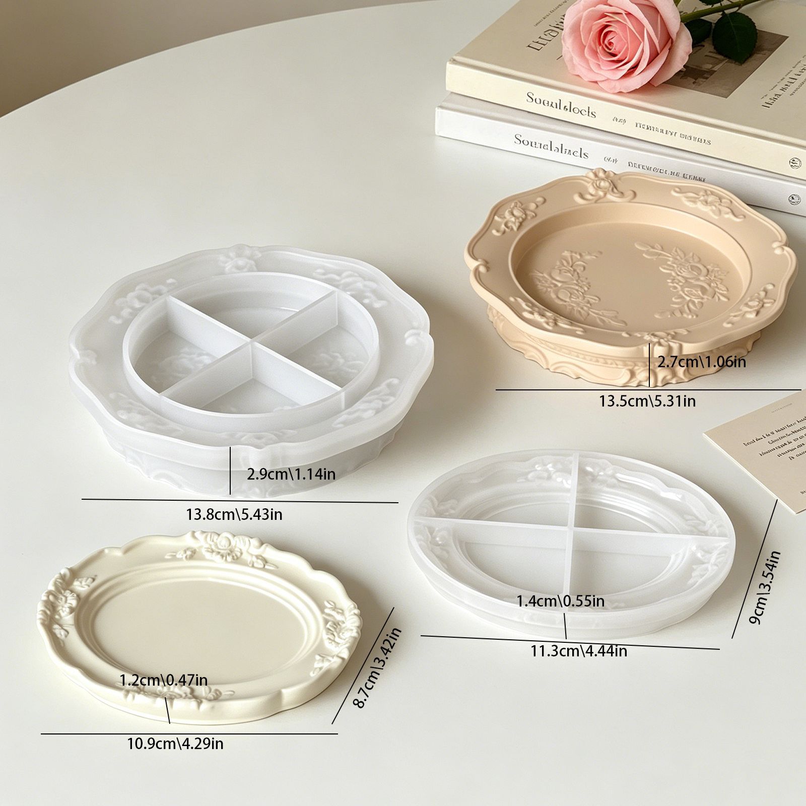 Elegante vintage barokke kant  - Soap Making Dish recensie en prijs