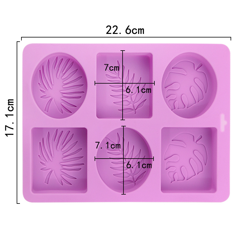 Ronde en vierkante blad silico - Soap Making Experiment recensie en prijs