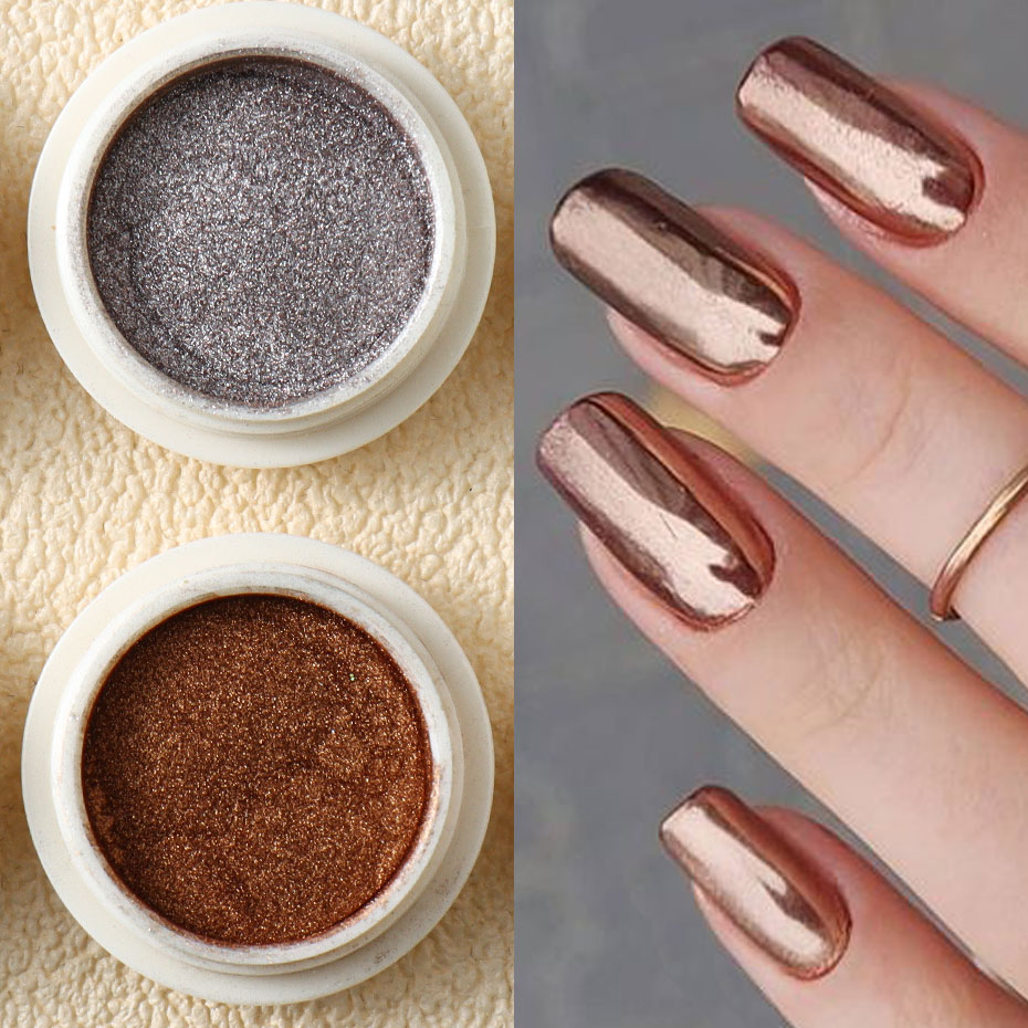 6pc goud metallic spiegel glit - Mica Powder Colorant recensie en prijs