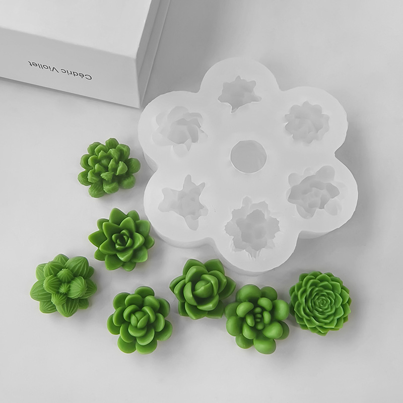 7-in-1 succulenten cactus sili - Soap Making Essentials recensie en prijs