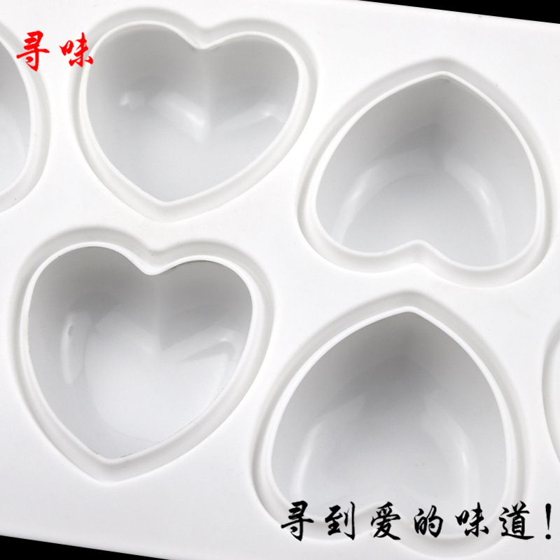 8-delige liefde hart siliconen - Soap Making Experiment recensie en prijs