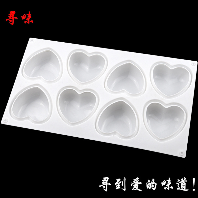 8-delige liefde hart siliconen - Soap Making Experiment recensie en prijs