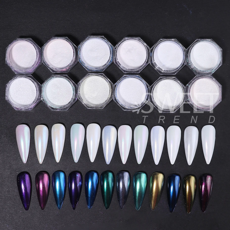 12 stks/set Shimmer Aurora Nag - Mica Powder Colorant recensie en prijs