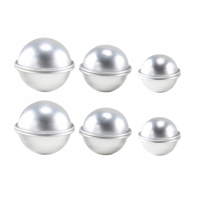 6 stuks bolvormige badvormen,  - Soap Making Experiment recensie en prijs