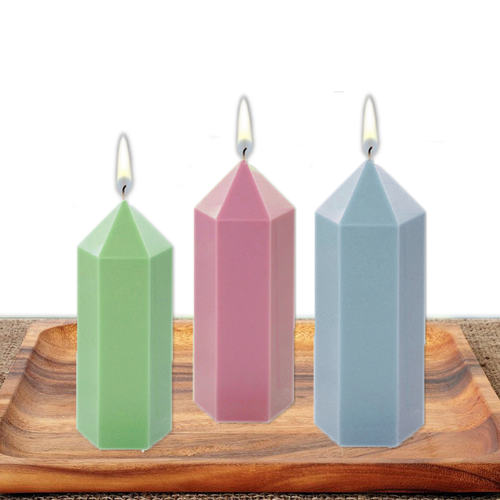 3d Zeshoekige Kolom Kaarsen Ma - Soap Making Experiment recensie en prijs