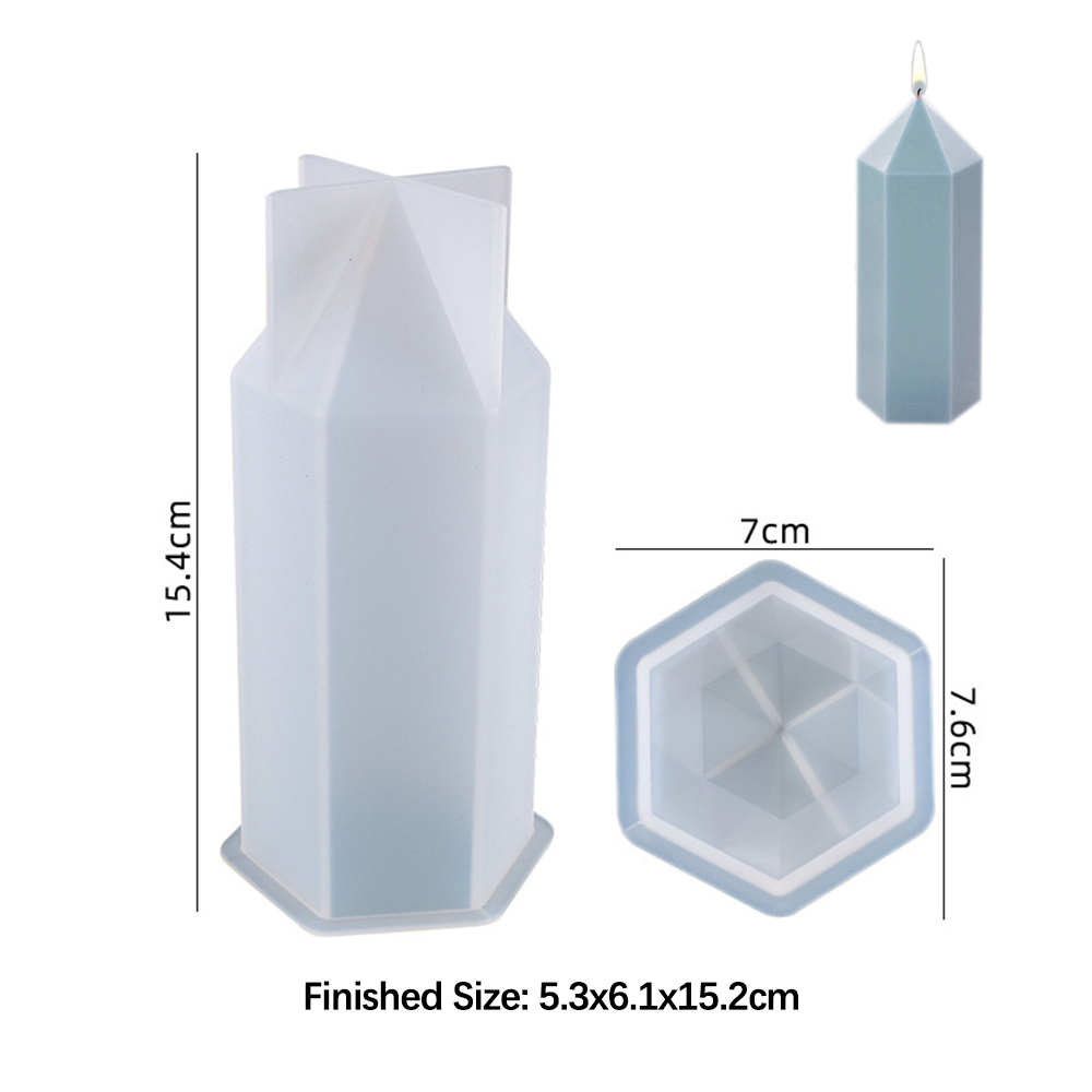 3d Zeshoekige Kolom Kaarsen Ma - Soap Making Experiment recensie en prijs