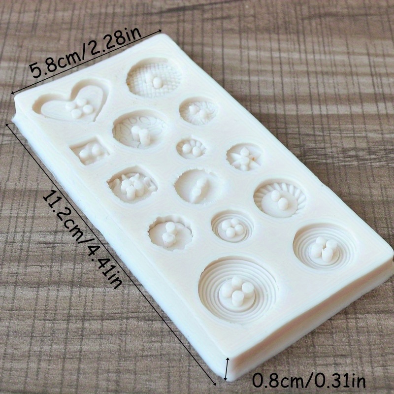 Knopvormige siliconen mal voor - Soap Making Dish recensie en prijs