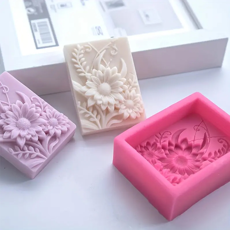 3D Bloem Vierkante Zeep Silico - Soap Making Essentials recensie en prijs