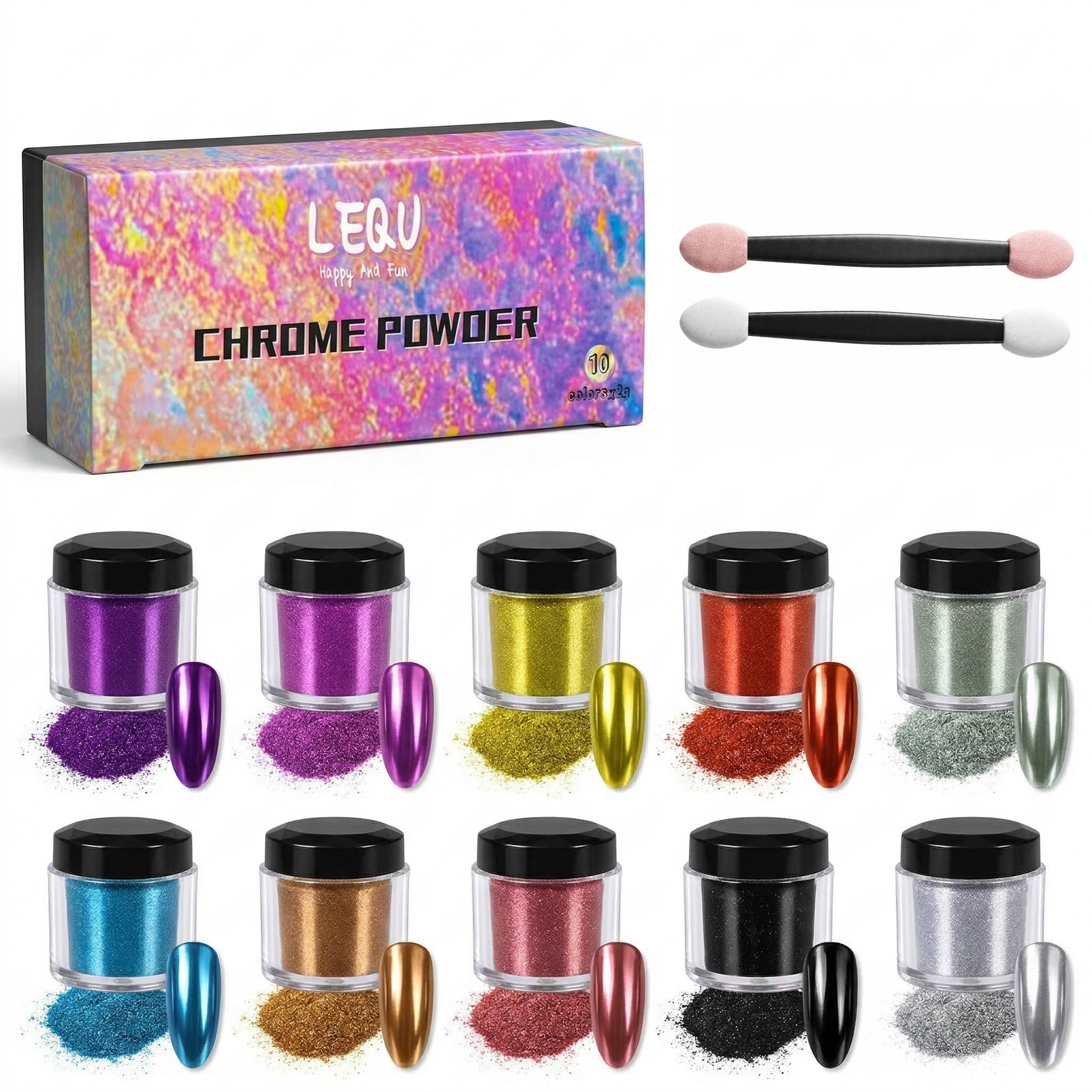 DIY 10-kleuren magisch spiegel - Mica Powder Colorant recensie en prijs
