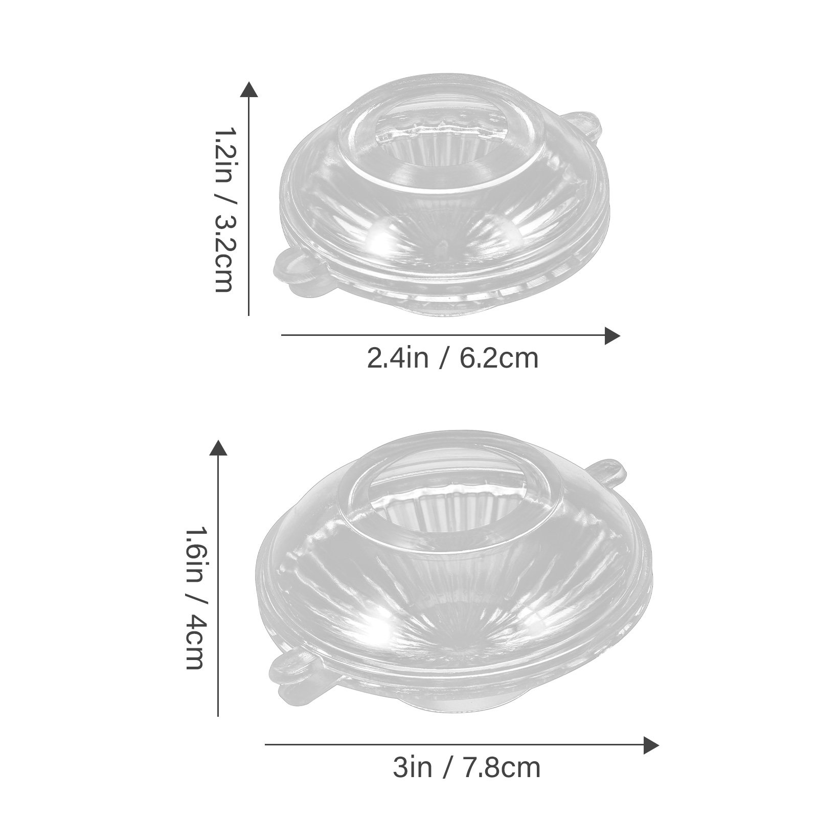 2 stuks plastic zwevende mal v - Quick Soap Making recensie en prijs