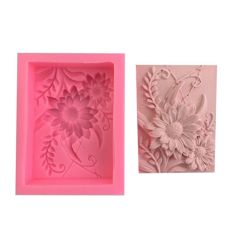 1pc 3D Vierkante Roos Bloem Si - Soap Making Experiment recensie en prijs