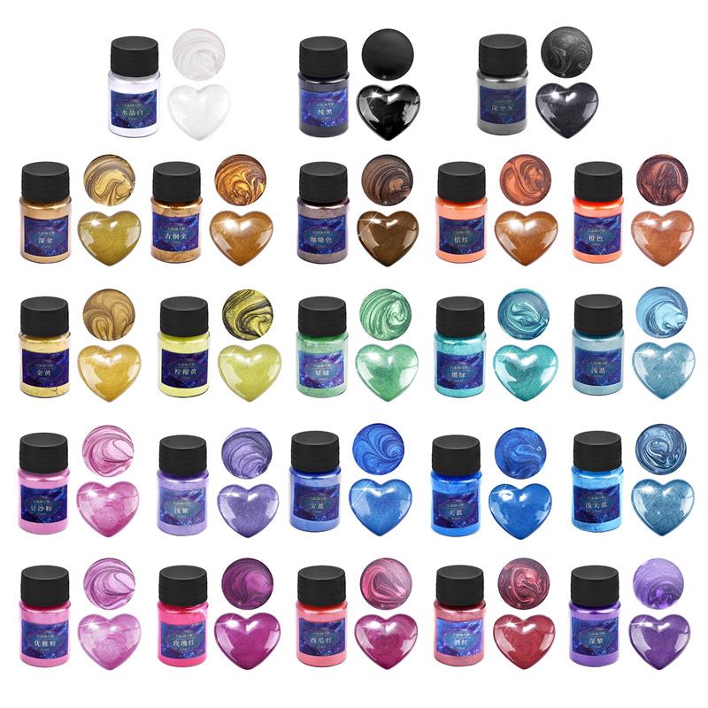24 Kleuren Epoxyhars Dye Mica  - Mica Powder Colorant recensie en prijs