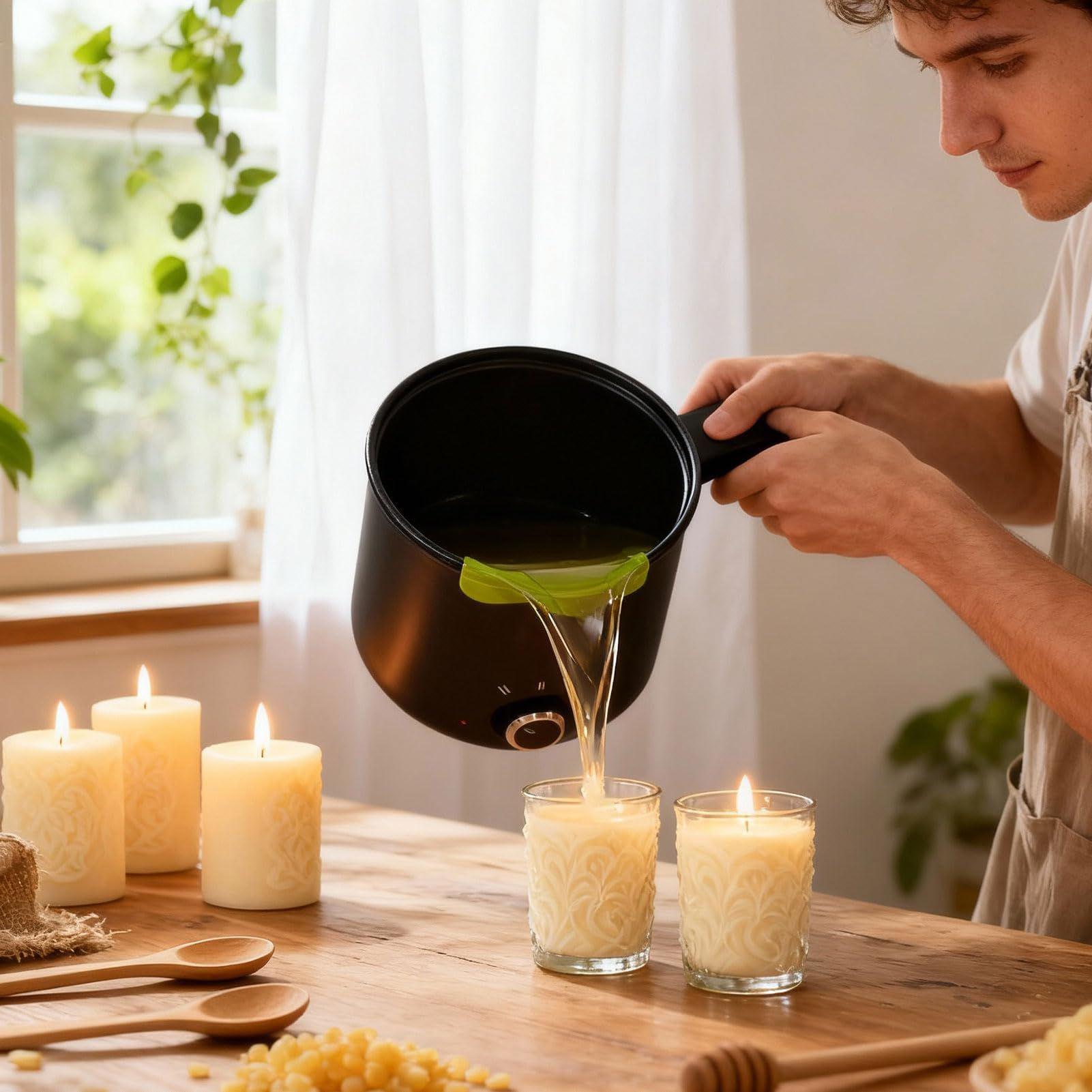 Kaarswas smeltpot 1,5L grote r - Soap Making Experiment recensie en prijs