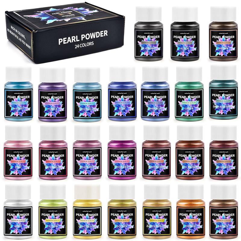 6/24/30 Kleuren Epoxyhars Kleu - Mica Powder Colorant recensie en prijs