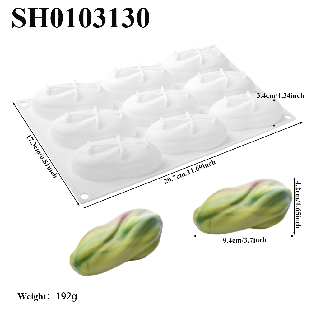 Pistachevormen 1 of 4 of 9-del - Soap Making Dish recensie en prijs