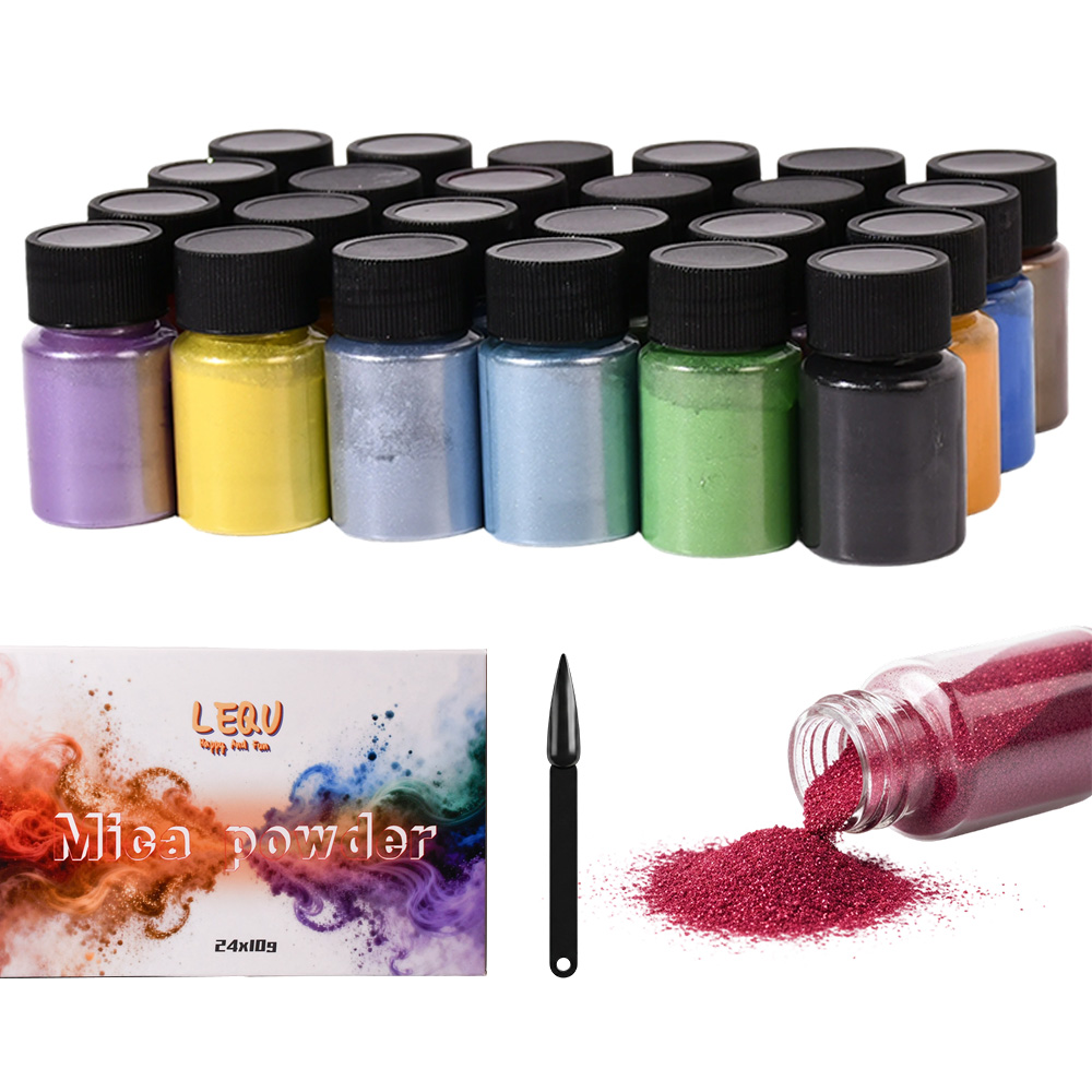 24-kleuren kameleon mica poede - Mica Powder Colorant recensie en prijs